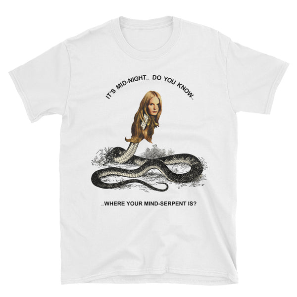 Mid-Night // Unisex White Tee