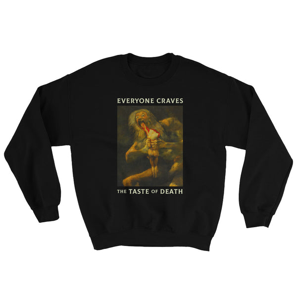 TASTE OF DEATH // BLACK // CREWNECK Sweater