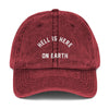 Hell is Here // Vintage Cotton Twill hat