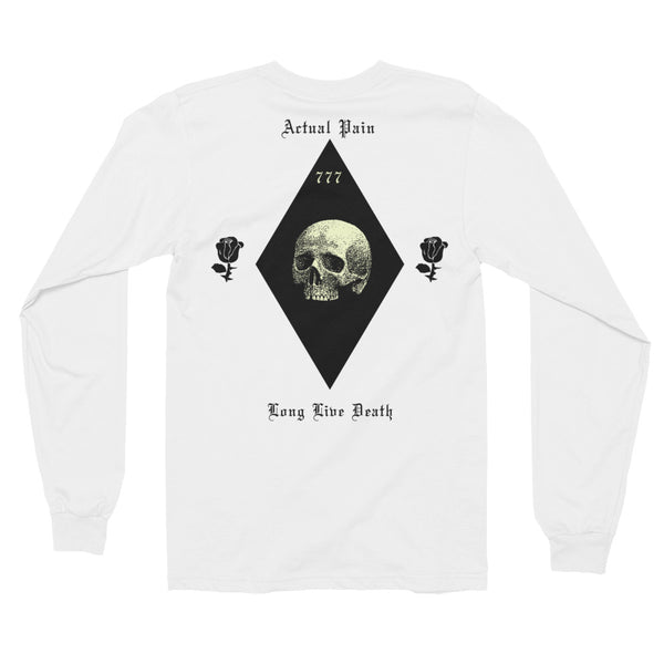 RS-777 // Unisex Long Sleeve TEE // WHITE