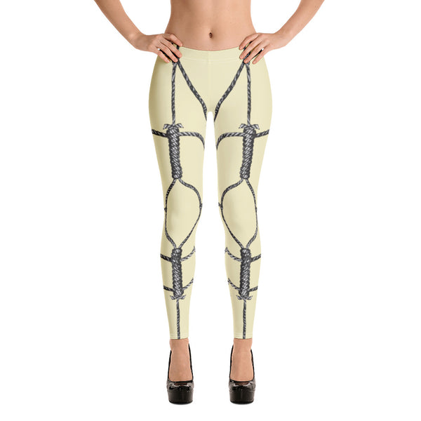 Bondage Leggings // Cream