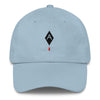 Diamond Blood Drop // UNSTRUCTERED TWILL HAT