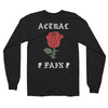 Big Rose // Black // Unisex Long Sleeve T-Shirt