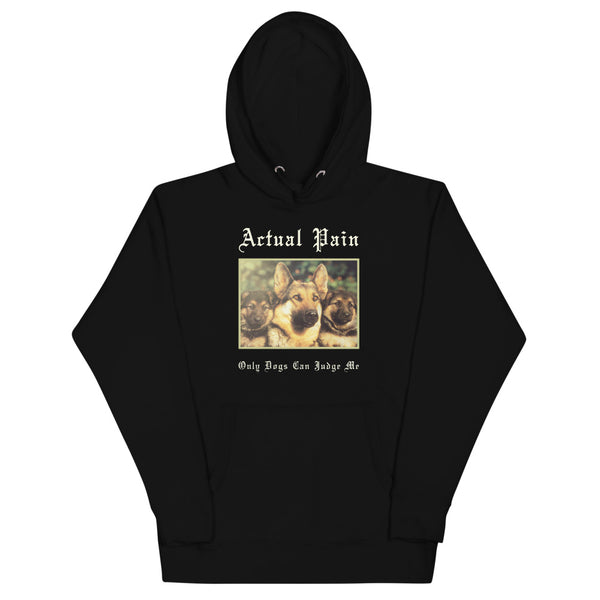 ONLY DOGS CAN JUDGE ME // Unisex Hoodie