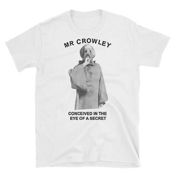 Mr Crowley // White Short-Sleeve Unisex T-Shirt