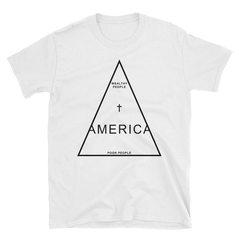 America // White // Short-Sleeve Unisex T-Shirt